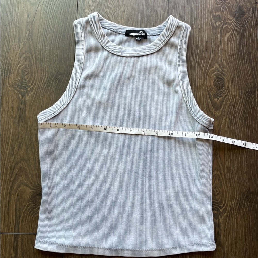 SugarKiss Ribbed Tank Top - Picture 3 of 7